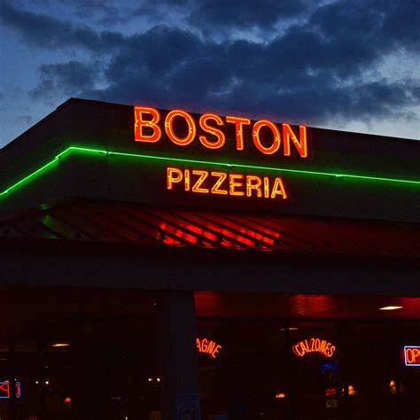 Boston pizzeria - Thursday 11 AM - 10 PM. Friday 11 AM - 10 PM. Saturday 11 AM - 10 PM. Sunday 11 AM - 10 PM. FIND US ON FACEBOOK GET DIRECTIONS. VIEW DINE IN MENU. RESTAURANT: (519) 389-4009. DELIVERY: (519) 389-4009. Restaurants hours may vary from what is displayed.